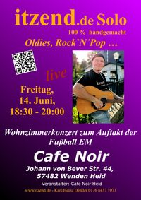 24.06.14 - Cafe Noir - Heid Flyer Plakat